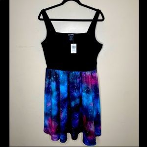 Hot Topic Galaxy Dress Sz L